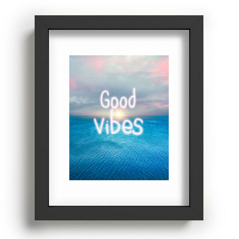 Viviana Gonzalez Good Vibes I Recessed Framing Rectangle