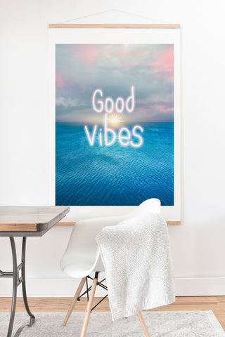 Viviana Gonzalez Good Vibes I Art Print And Hanger