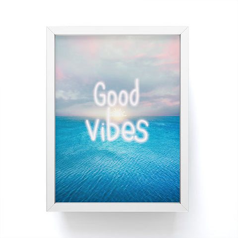 Viviana Gonzalez Good Vibes I Framed Mini Art Print