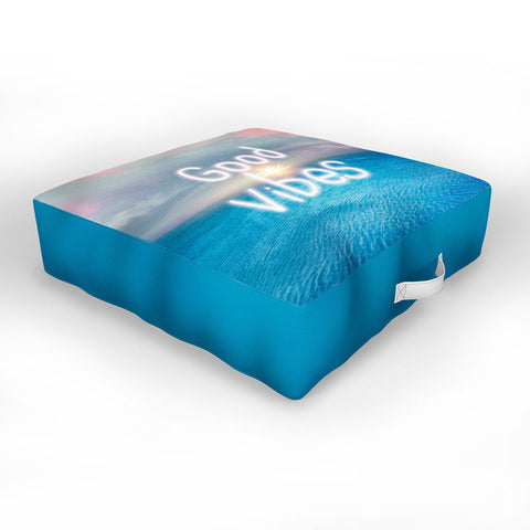 Viviana Gonzalez Good Vibes I Outdoor Floor Cushion
