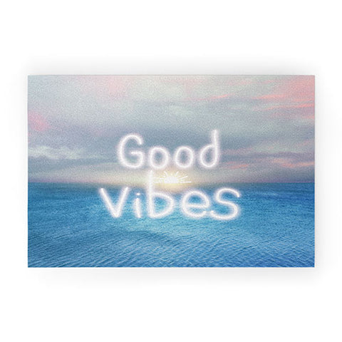 Viviana Gonzalez Good Vibes I Welcome Mat