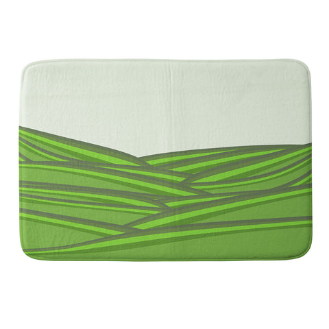 Viviana Gonzalez Greenery Sensation 02 Memory Foam Bath Mat