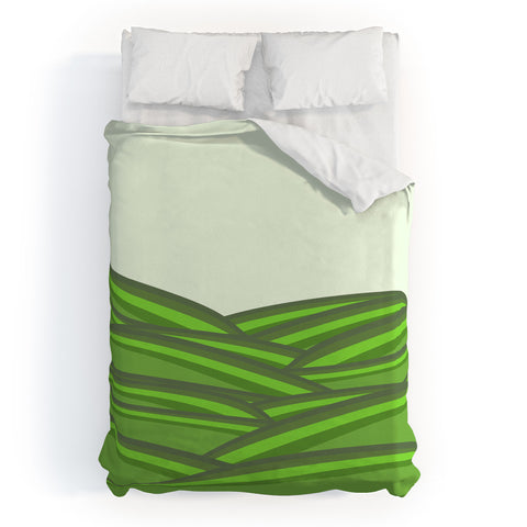 Viviana Gonzalez Greenery Sensation 02 Duvet Cover