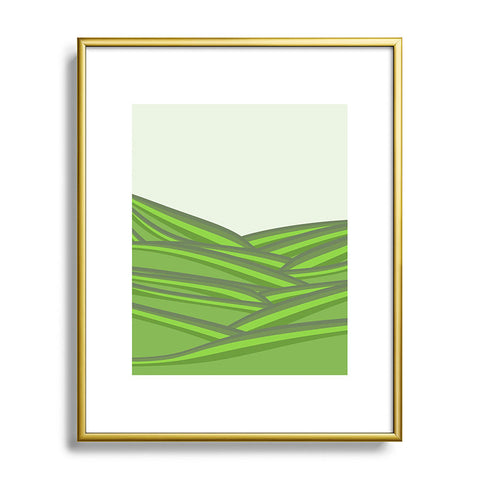 Viviana Gonzalez Greenery Sensation 02 Metal Framed Art Print