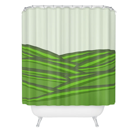 Viviana Gonzalez Greenery Sensation 02 Shower Curtain
