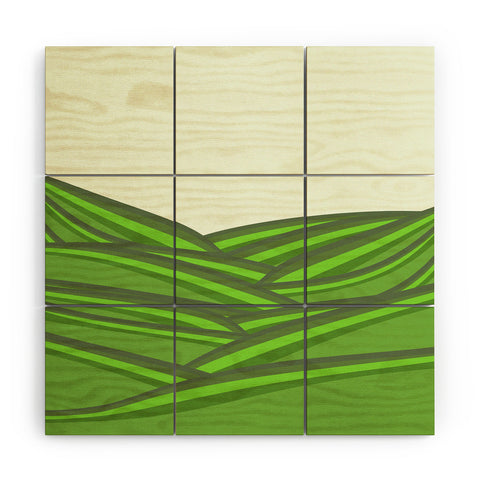 Viviana Gonzalez Greenery Sensation 02 Wood Wall Mural