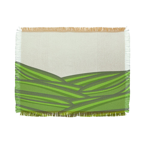 Viviana Gonzalez Greenery Sensation 02 Throw Blanket