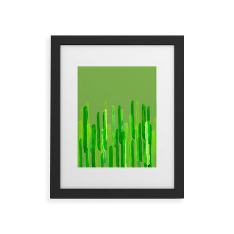 Viviana Gonzalez Greenery Sensation 04 Framed Art Print