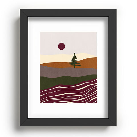 Viviana Gonzalez Holiday Vibes Landscape 1 Recessed Framing Rectangle