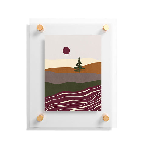 Viviana Gonzalez Holiday Vibes Landscape 1 Floating Acrylic Print