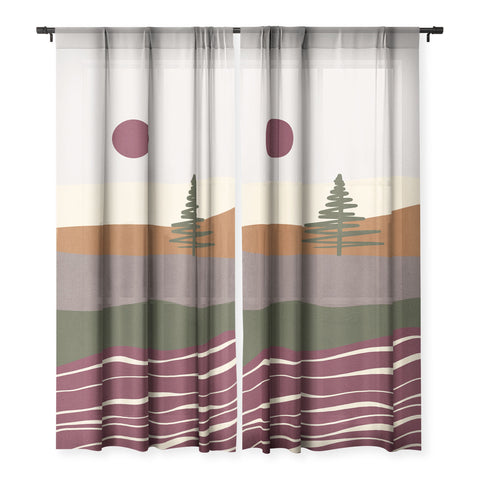 Viviana Gonzalez Holiday Vibes Landscape 1 Sheer Non Repeat