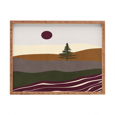 Viviana Gonzalez Holiday Vibes Landscape 1 Rectangular Tray