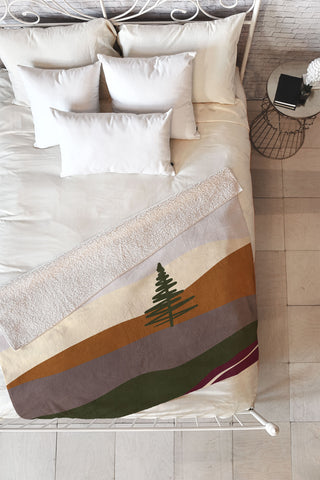 Viviana Gonzalez Holiday Vibes Landscape 1 Fleece Throw Blanket