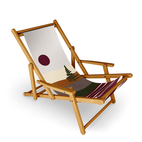 Viviana Gonzalez Holiday Vibes Landscape 1 Sling Chair