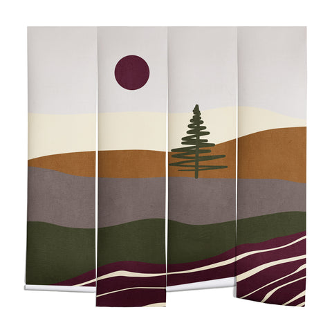 Viviana Gonzalez Holiday Vibes Landscape 1 Wall Mural
