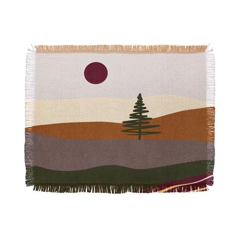 Viviana Gonzalez Holiday Vibes Landscape 1 Throw Blanket