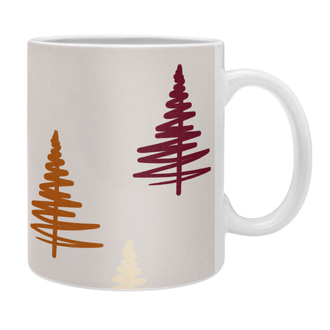 Viviana Gonzalez Holiday Vibes trees 1 Coffee Mug