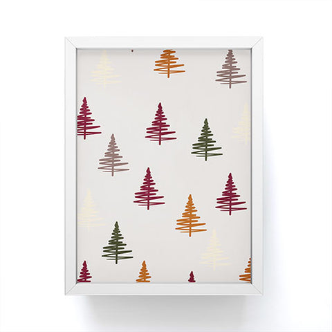Viviana Gonzalez Holiday Vibes trees 1 Framed Mini Art Print