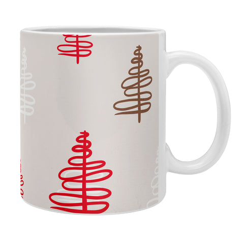 Viviana Gonzalez Holiday Vibes trees 2 Coffee Mug