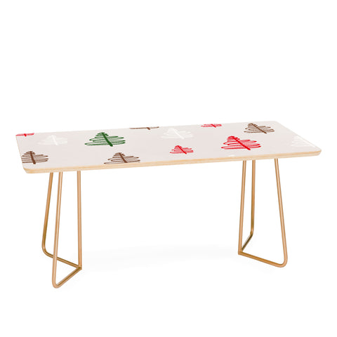 Viviana Gonzalez Holiday Vibes trees 2 Coffee Table
