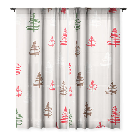 Viviana Gonzalez Holiday Vibes trees 2 Sheer Non Repeat