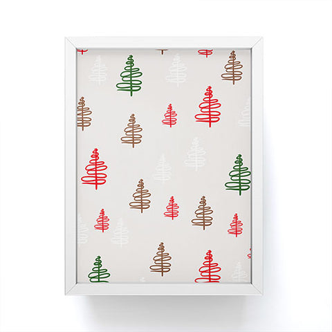 Viviana Gonzalez Holiday Vibes trees 2 Framed Mini Art Print