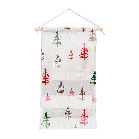 Viviana Gonzalez Holiday Vibes trees 2 Wall Hanging Portrait