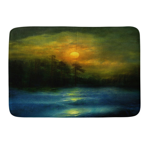 Viviana Gonzalez Hope In The Blue Water Memory Foam Bath Mat