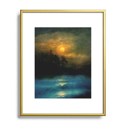 Viviana Gonzalez Hope In The Blue Water Metal Framed Art Print