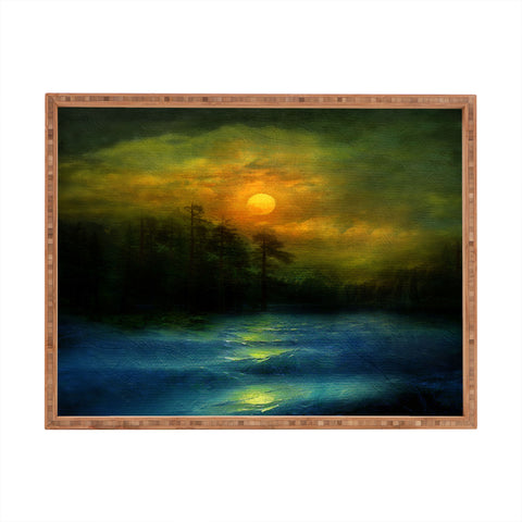 Viviana Gonzalez Hope In The Blue Water Rectangular Tray