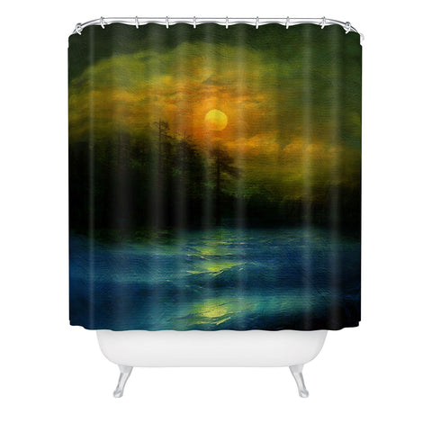 Viviana Gonzalez Hope In The Blue Water Shower Curtain