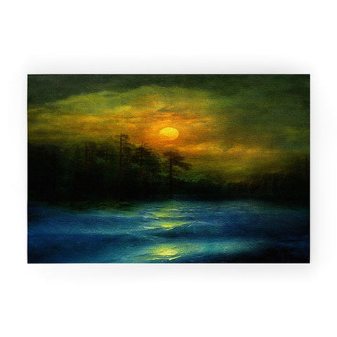 Viviana Gonzalez Hope In The Blue Water Welcome Mat