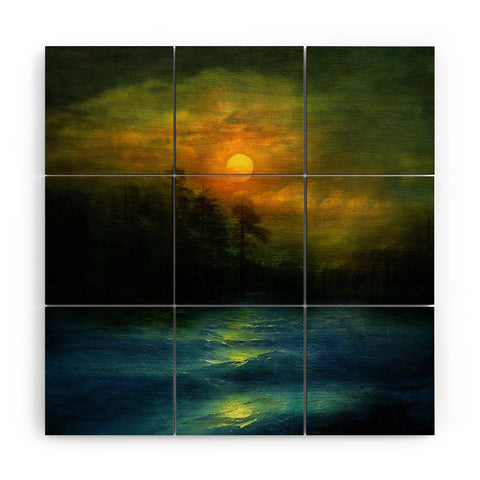 Viviana Gonzalez Hope In The Blue Water Wood Wall Mural