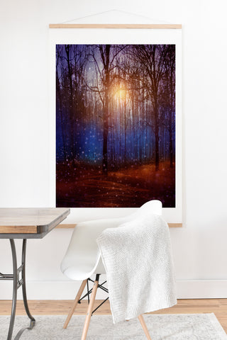 Viviana Gonzalez In Winter Enjoy Art Print And Hanger