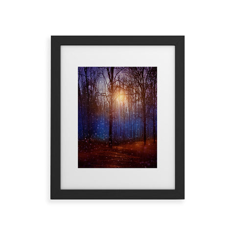 Viviana Gonzalez In Winter Enjoy Framed Art Print