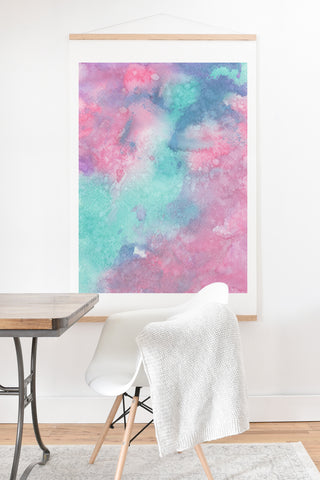 Viviana Gonzalez Ink Play Abstract 02 Art Print And Hanger