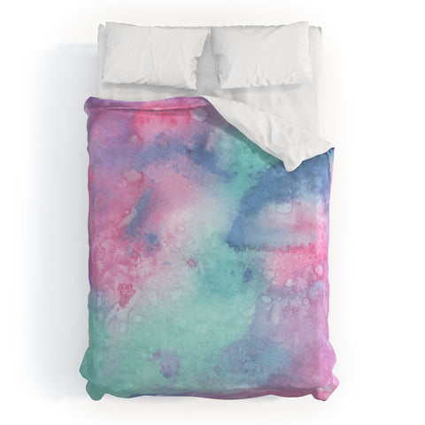 Viviana Gonzalez Ink Play Abstract 02 Duvet Cover