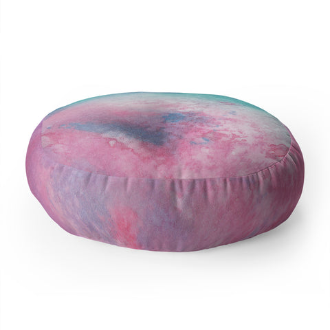 Viviana Gonzalez Ink Play Abstract 02 Floor Pillow Round
