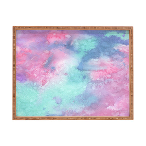 Viviana Gonzalez Ink Play Abstract 02 Rectangular Tray