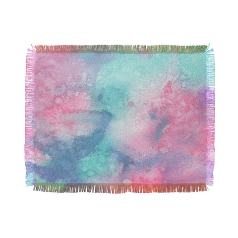 Viviana Gonzalez Ink Play Abstract 02 Throw Blanket