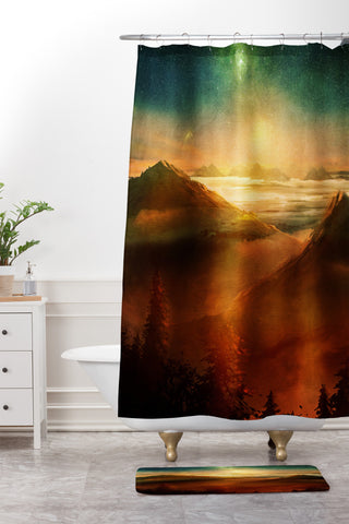 Viviana Gonzalez Into the trees Shower Curtain And Mat