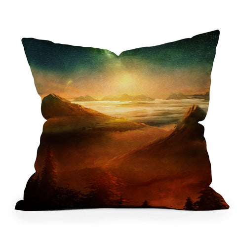 Viviana Gonzalez Into the trees Throw Pillow