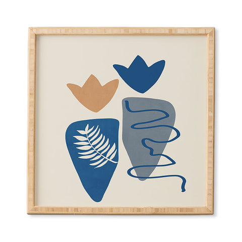 Viviana Gonzalez Isolated Shapes II Framed Wall Art