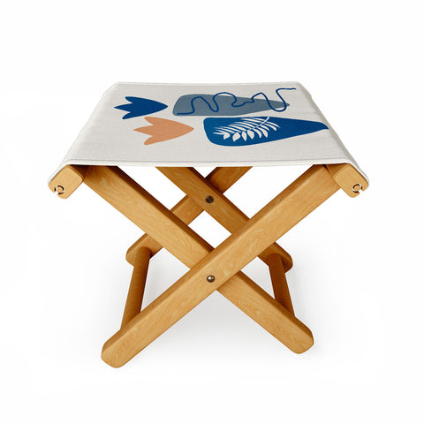 Viviana Gonzalez Isolated Shapes II Folding Stool