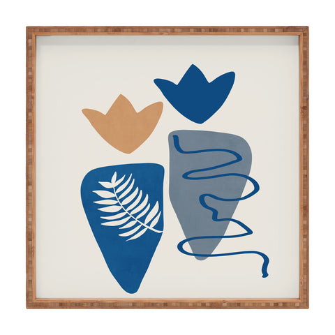 Viviana Gonzalez Isolated Shapes II Square Tray