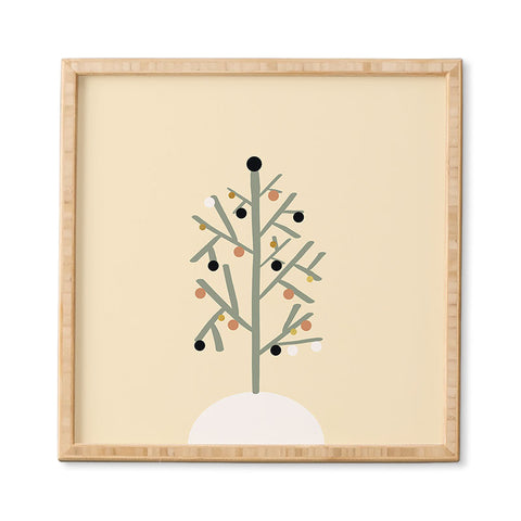 Viviana Gonzalez Light and cozy holiday Framed Wall Art