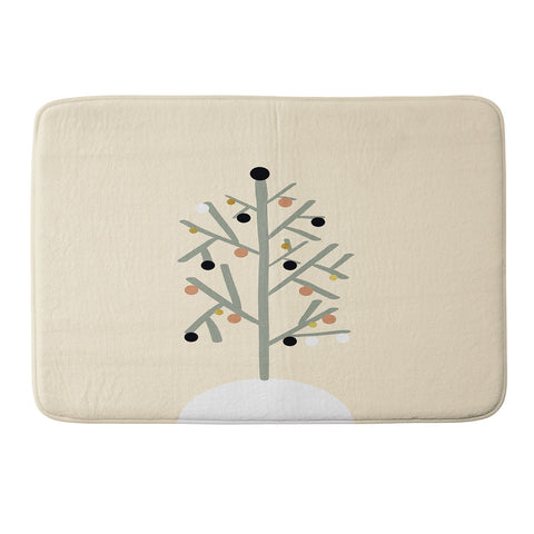 Viviana Gonzalez Light and cozy holiday Memory Foam Bath Mat