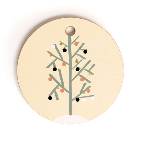 Viviana Gonzalez Light and cozy holiday Cutting Board Round