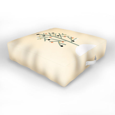 Viviana Gonzalez Light and cozy holiday Outdoor Floor Cushion