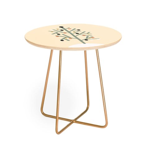 Viviana Gonzalez Light and cozy holiday Round Side Table